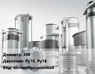 Компенсатор 300 Ру10, Ру16 антивибрационный